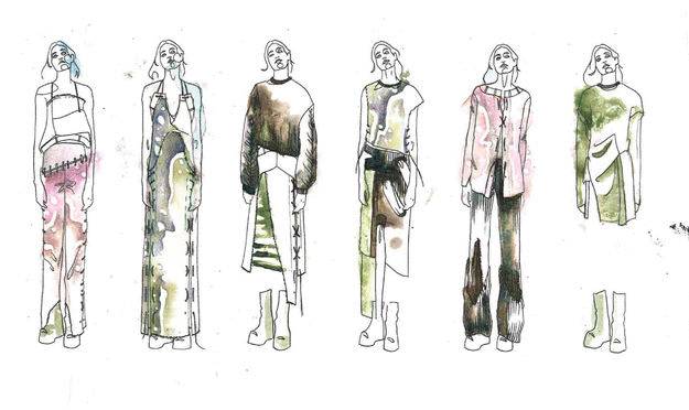 50例圣马丁&伦敦时装学院(优秀服装系列效果图)赏析